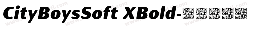 CityBoysSoft XBold字体转换